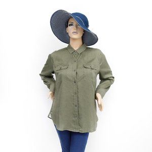 NWD Tommy Bahama Green Button Down Shirt Large